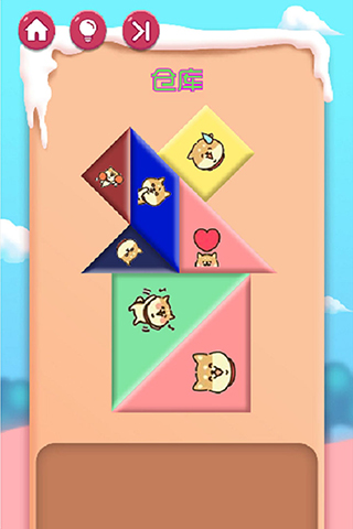 宝宝爱拼七巧板游戏