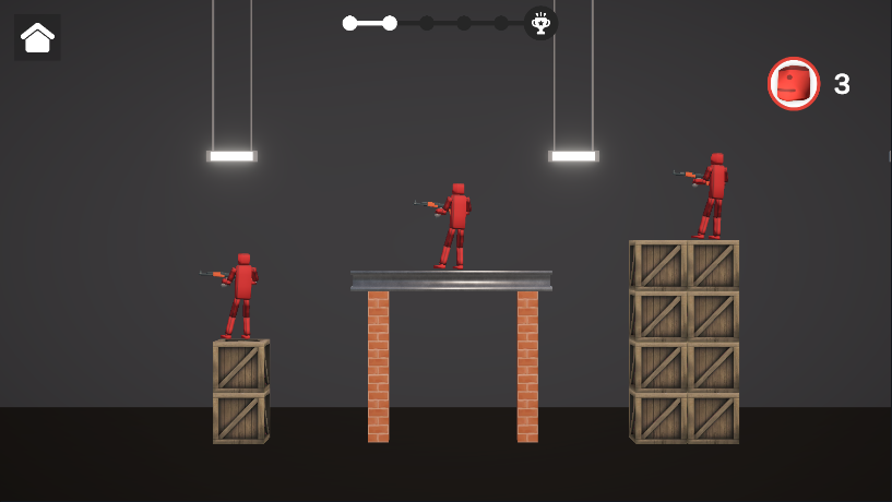 击中目标效果展示