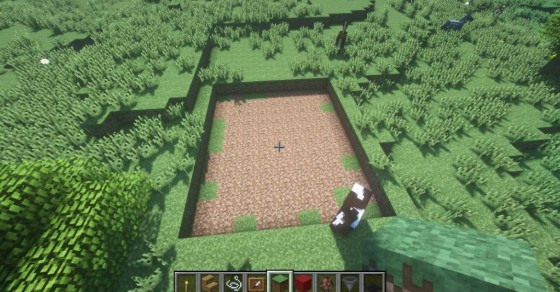 镜灵球小屋地基示意图