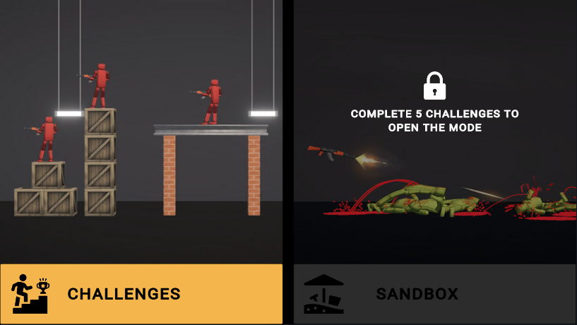 挑战模式入口界面