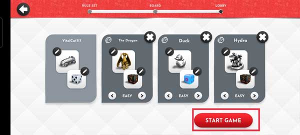 地产大亨难度设置界面