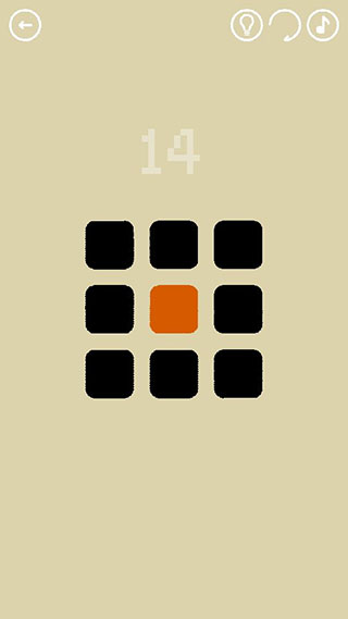 隐匿按钮第十五关口字形完成图