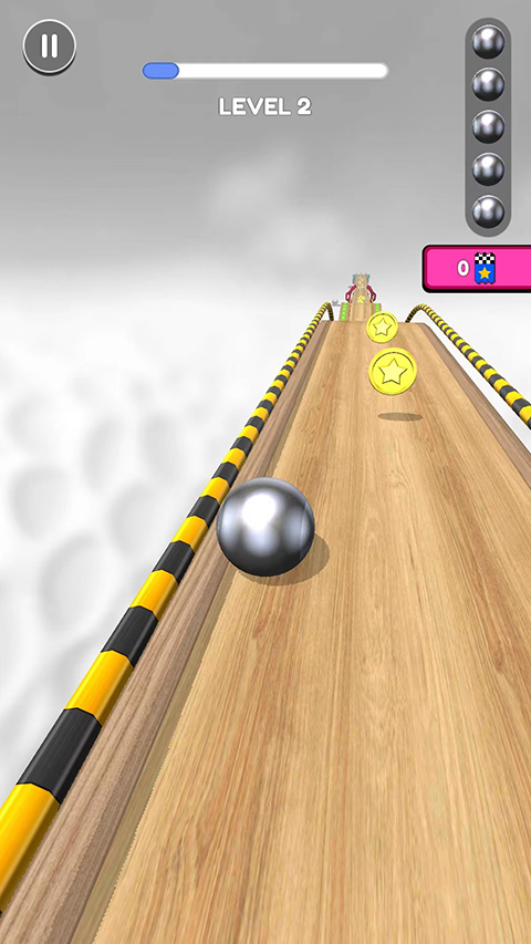 左右滑动控制球球方向