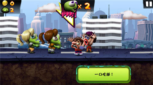 多只僵尸围堵幸存者的紧张对峙画面