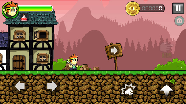 英雄丹游戏内操作布局示意图