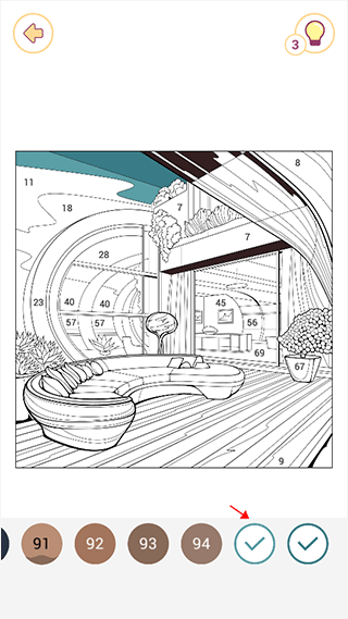 已完成色号标记与放大功能