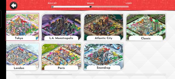 地产大亨棋盘选择界面