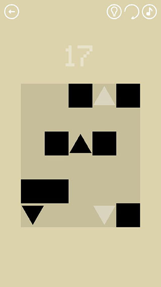 隐匿按钮第十八关对称关系示意图