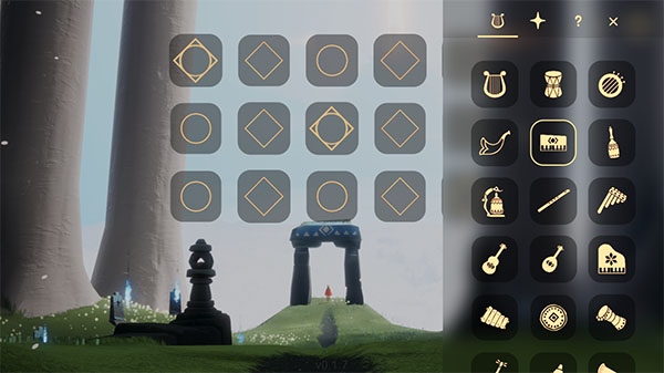 乐器选择界面截图