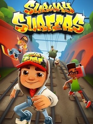 地铁跑酷滑板使用示意图