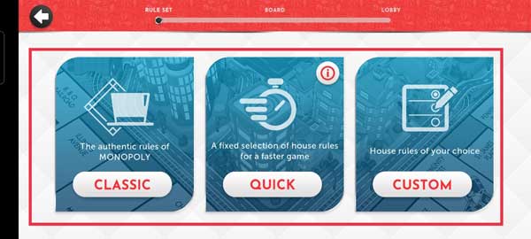 地产大亨规则设置界面