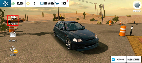 手动挡停车场国际服启动界面