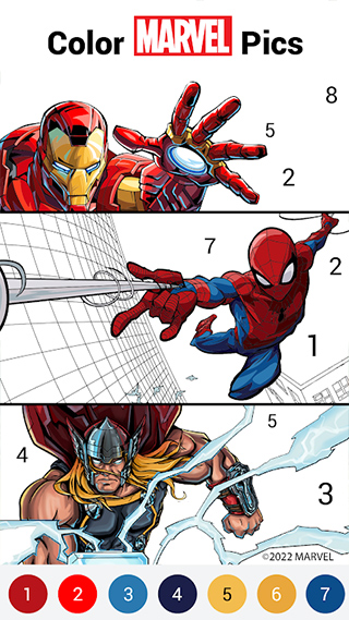 happy color数字填色