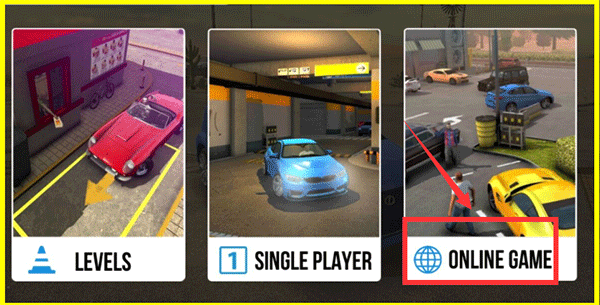 Carparking 联机入口界面