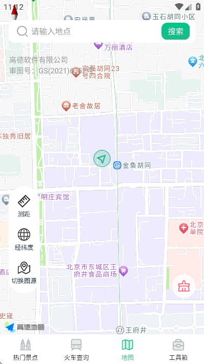 旅游导航地图
