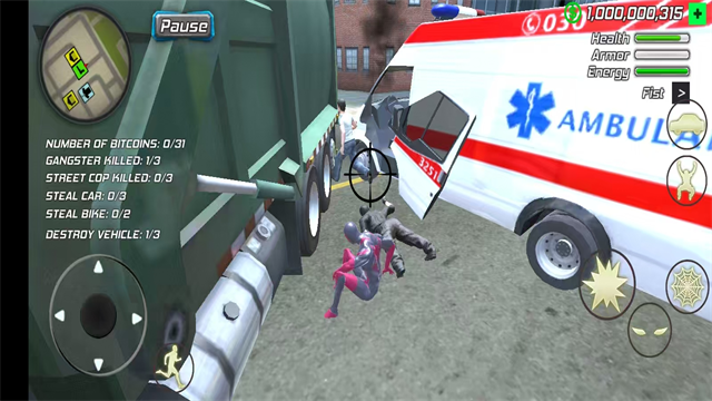 钢铁蜘蛛侠战斗