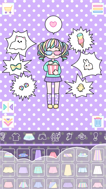 缤纷女孩换装游戏