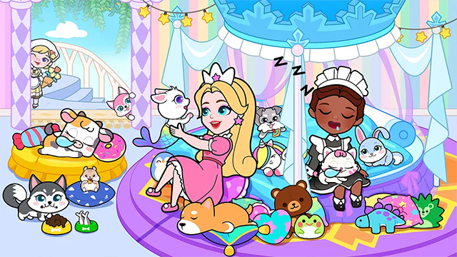 剪纸公主的梦幻城堡游戏