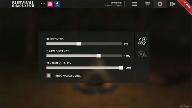 野外生存模拟器(Survival Simulator)