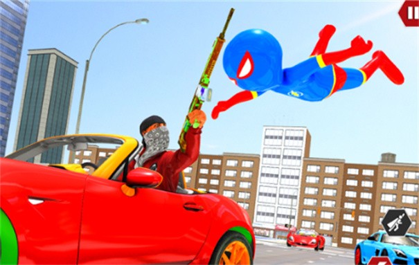 火柴人蜘蛛俠城市英雄战斗