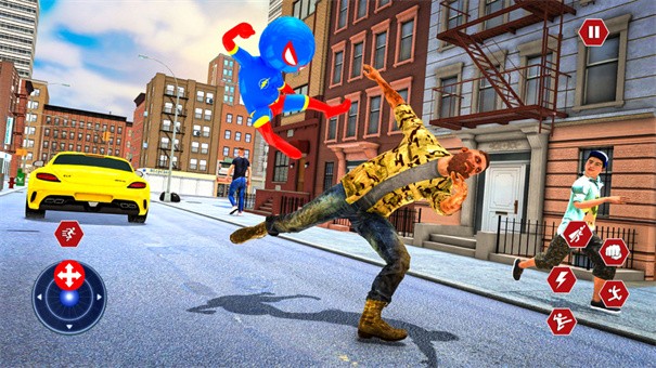 火柴人蜘蛛俠城市英雄战斗