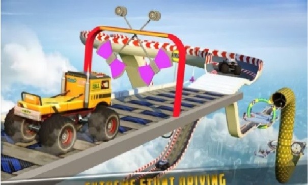 怪物卡车坡道特技