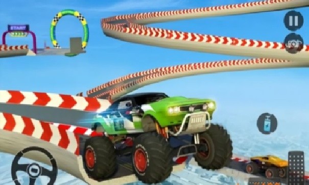 怪物卡车坡道特技