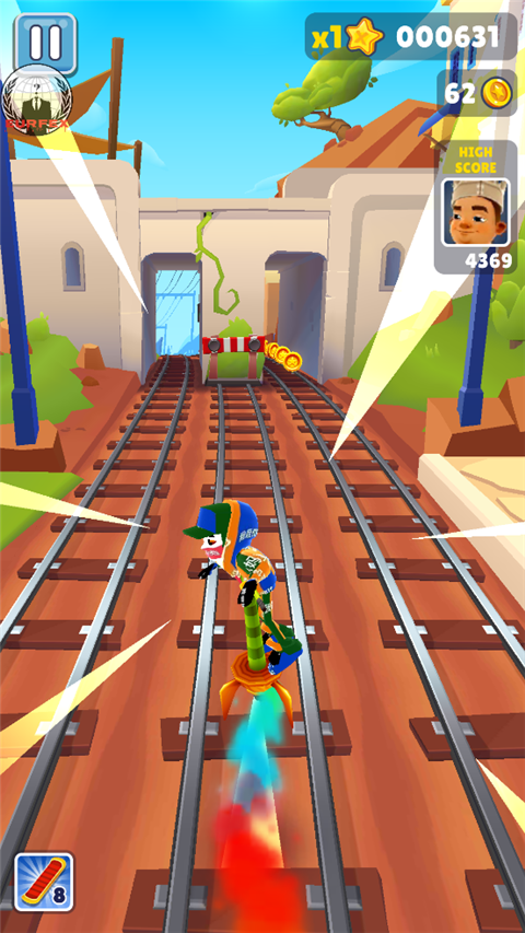 地铁跑酷鳄鱼定制版本