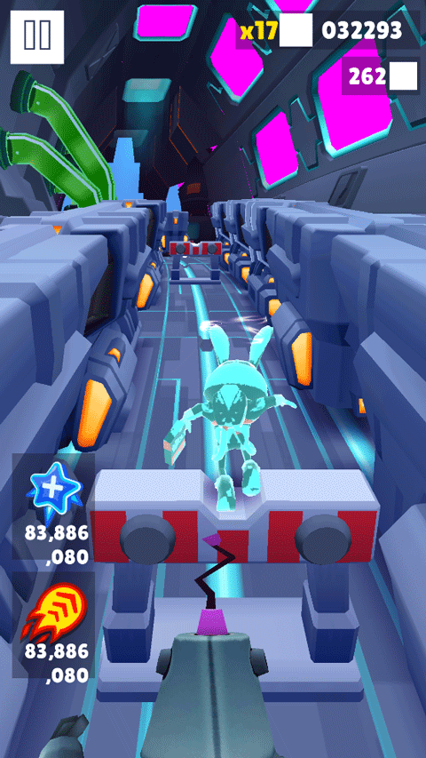 地铁跑酷Exfurk一代空间站定制版