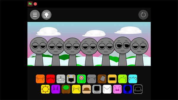 节奏盒子Sprunki亲吻版