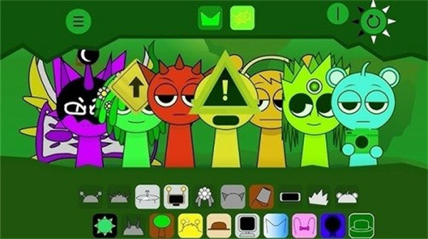 节奏盒子Sprunki绿核模组