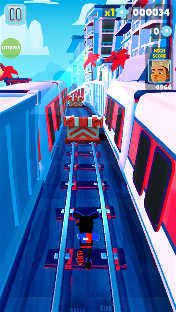 地铁跑酷根灿魔改夏威夷内置作弊菜单版