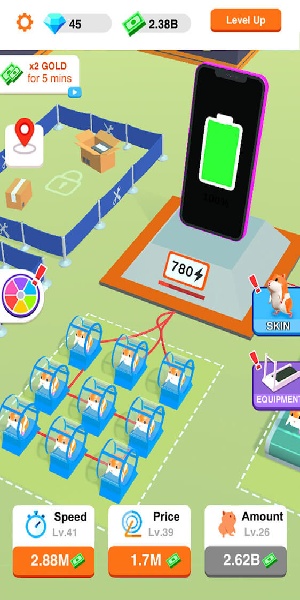 空闲仓鼠发电厂破解版