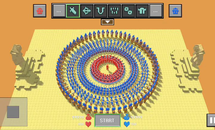 布娃娃战争模拟器破解版