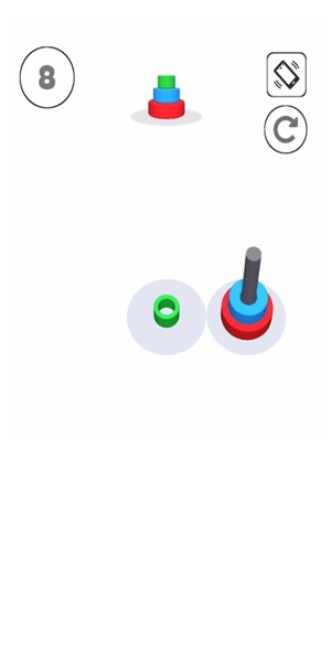 彩色圆圈3D游戏