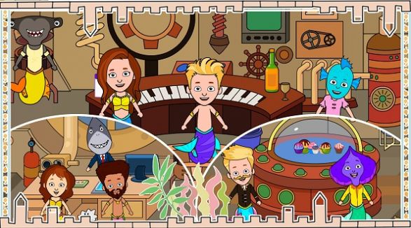 托卡城镇小人鱼游戏官方版