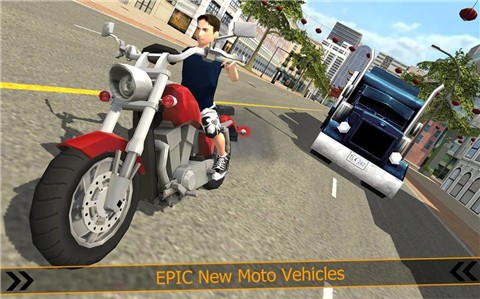 城市摩托狂野漂移游戏最新官方版（Moto Traffic Race）