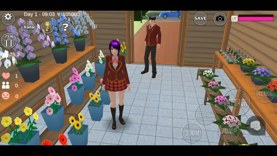 樱花校园模拟器1.037.00裙子更新中文版（SAKURA SchoolSimulator）