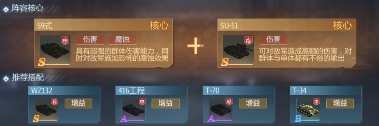 阵容推荐截图2