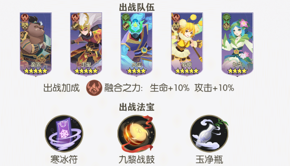 阵容推荐截图1