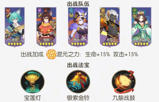 阵容推荐截图4